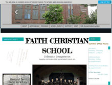 Tablet Screenshot of faithcs.org